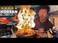 Eating GIANT KOREAN Short Rib Stew (ON FIRE)