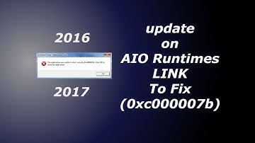 AIO Runtimes "updated link 2018"