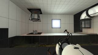 Portal 2 Beta Map p2_lab_suctionturrets_1 (NO COMMENTARY)
