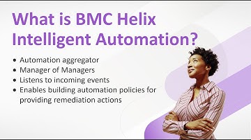 Overview of BMC Helix Intelligent Automation