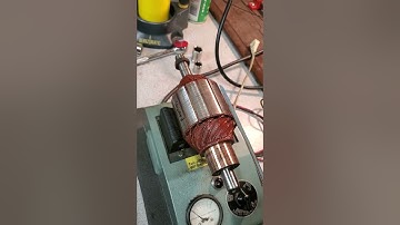 What a shorted armature looks like on a growler