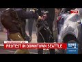 Security guard secures rifle stolen by protester in downtown Seattle Mp3 Song