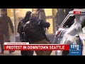 Security guard secures rifle stolen by protester in downtown Seattle