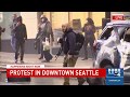 Security guard secures rifle stolen by protester in downtown Seattle