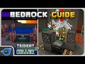 Gold Farm TRIDENT KILLER + BONUS Bastion Raid | Bedrock Guide 029 | Survival Tutorial Lets Play