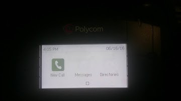 Ringcentral Polycom phone date flashing with triangle - phone working fine - fix