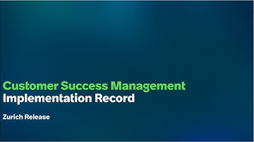 Implementation Record