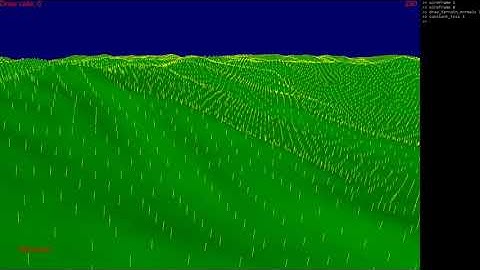Terrain rendering: Debugging normals with geometry shader