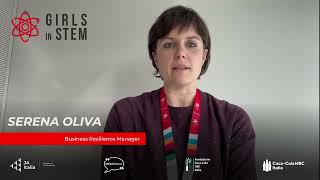 Girls In Stem - Serena Oliva, Business Resilience Manager Coca-Cola Hbc Italia