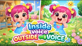 Best Song to Teach Inside Voice vs Outside Voice! (Fun Animation) screenshot 5