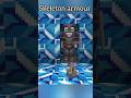 Skeleton armour 🔥🔥 #minecraft #viral #shorts