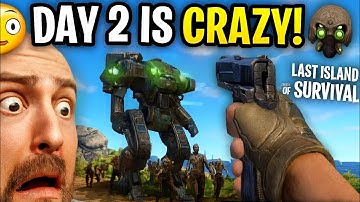 DAY 2 IS CRAZY! 😳 Last Island of Survival #Android #IOS #gameplay 