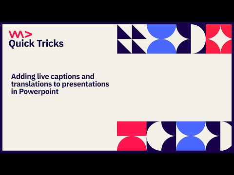 Accessibilty Tip: Powerpoint has live captions and translations