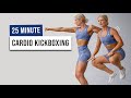25 MIN CARDIO KICKBOXING WORKOUT to Burn Calories and Have Fun - No Equipment, Super Sweaty