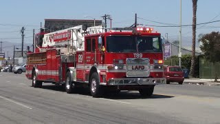 LAFD Light Force 89 Responding