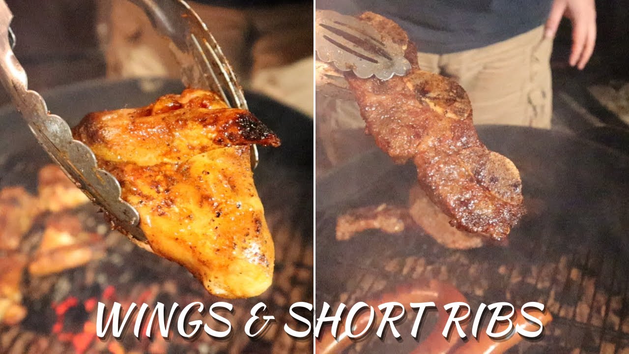 EASY WINGS AND SHORT RIBS | HOW TO MAKE WINGS | SOUTH TEXAS BBQ - YouTube