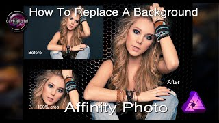 Remove Replace a Background using Affinity Photo screenshot 5