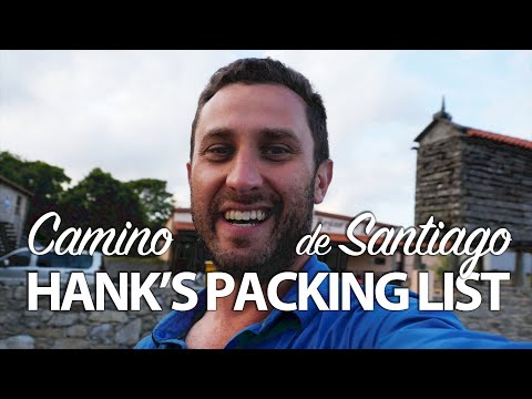 Hank's Camino Packing List (ultralight: 4.5 kg / 10 lbs)
