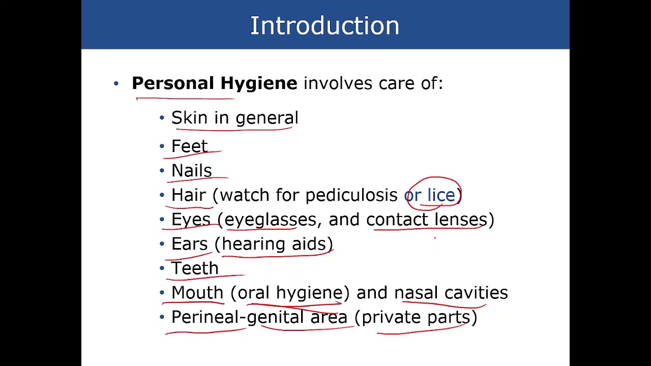 Introduction to Nursing Hygiene YouTube