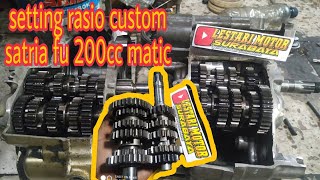 Setting Rasio Full Custom Satria Fu 200Cc Matic Jarak 201-500Meter
