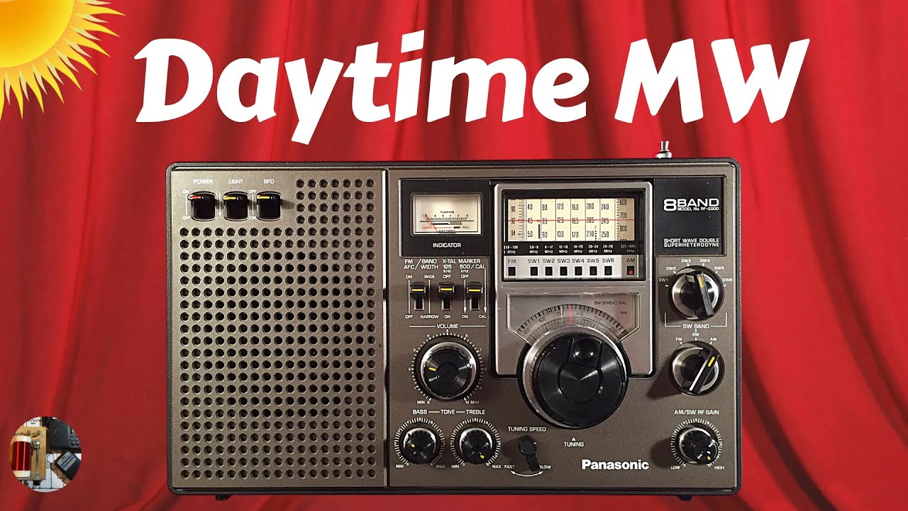 Panasonic RF-2200 Shortwave Radio Daytime MW