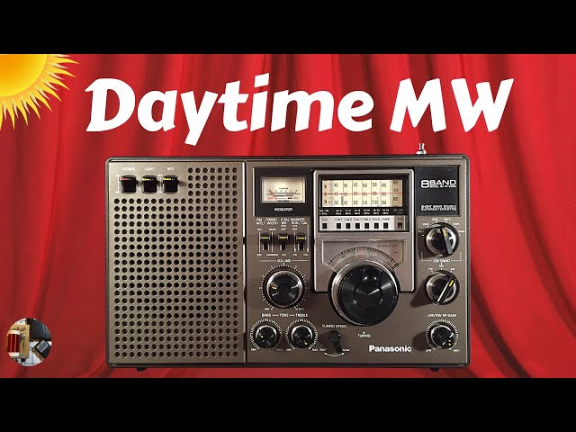 Panasonic RF-2200 Shortwave Radio Daytime MW - YouTube
