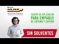 ¿Cómo armar cajas con espumas y separadores? Equipo de aplicación por rodillo para adhesivo Hot Melt