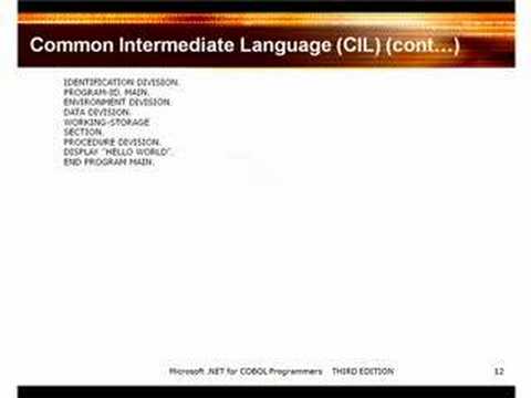 .NET for COBOL Programmers: Lesson 3-1