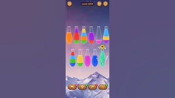 1034 level Water sort - color sort game #gameshorts #watercolor #asmr #gameplay #shorts #play