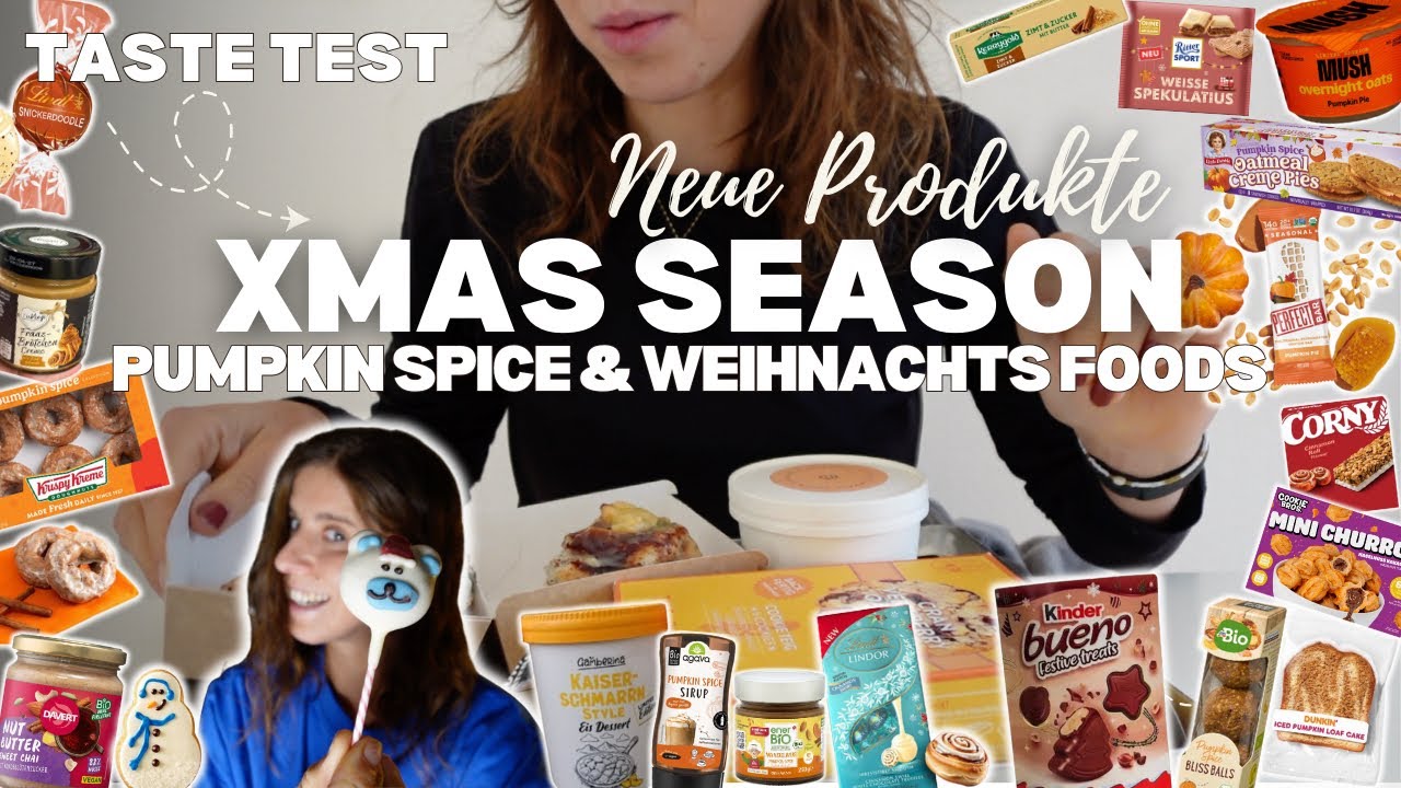 60+ Pumpkin Spice & Weihnachts Snacks im XXL Taste Test – Welche sind es wert?