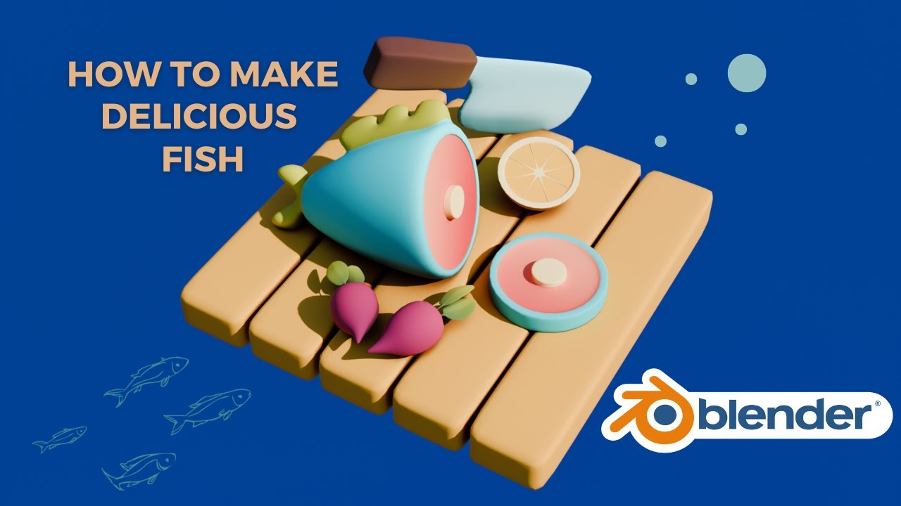 Making A Delicious Fish In Blender 4 Game Asset Creation YouTube