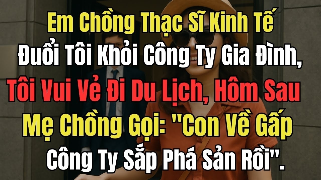 Em Ck Thạc Sĩ Kinh Tế Đuổi Tôi Khỏi Công Ty Gia Đình, Tôi Vui Vẻ Đi Du Lịch, Hôm Sau Mẹ Ck Gọi Gấ...