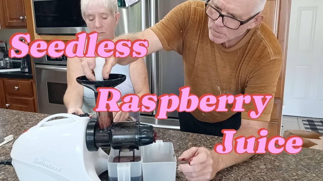 How to make Seedless Raspberry Juice - YouTube
