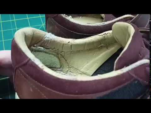 Lacoste. Ремонт обуви. Замена подкладки в обуви Lacoste.