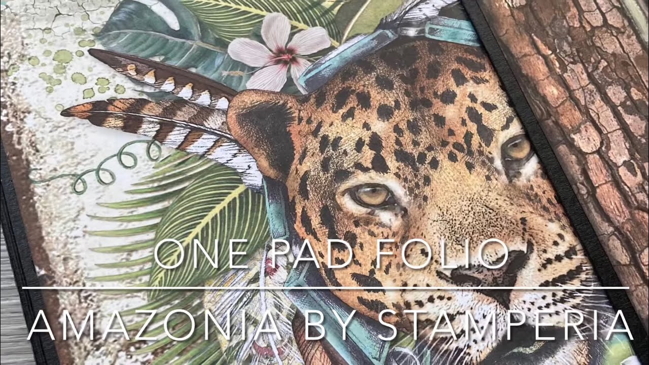 One Pad Folio using Amazonia by Stamperia