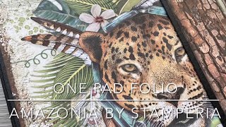 One Pad Folio using Amazonia by Stamperia