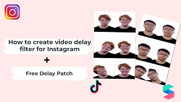 How to create video delay filter for Instagram [Render Pass]| 9 Frame challenge in Tik Tok