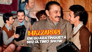 Último show de MAZZAROPI, antes de sua morte - Guaratinguetá, Depoimento Radialista Valdemir Barbosa