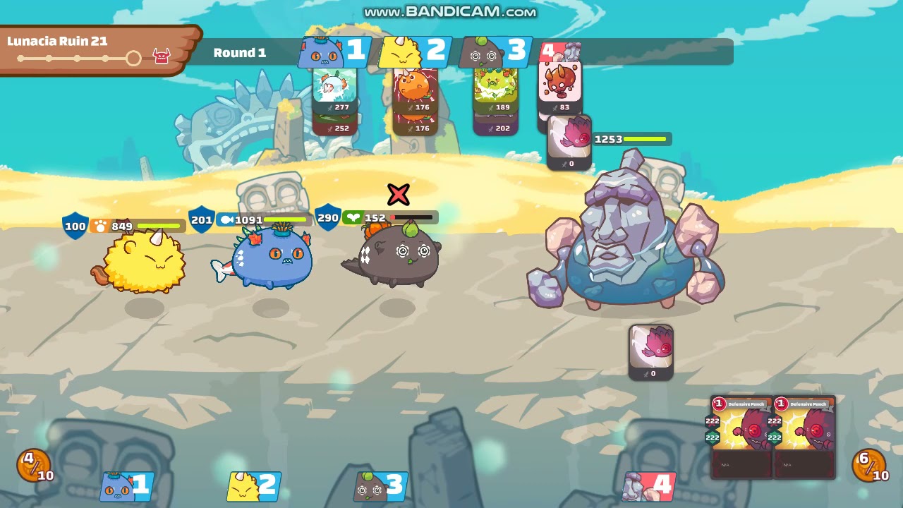 Axie infinity ruin 21 Boss Fight