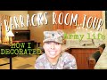 BARRACKS ROOM TOUR// ARMY EDITION //2019//