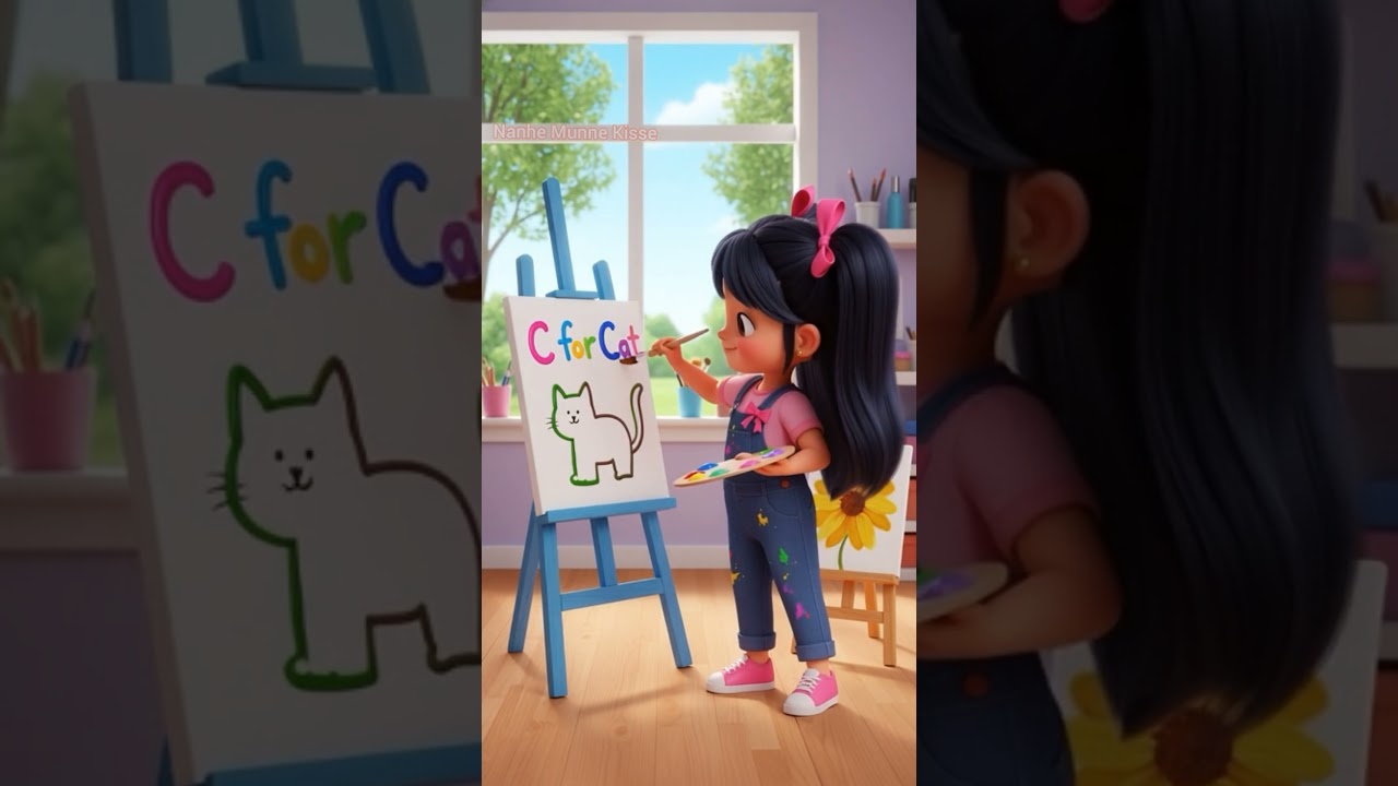 ABC Fun with Blackboard 📚 | Kids Learn English Alphabets |Preschool Shorts 