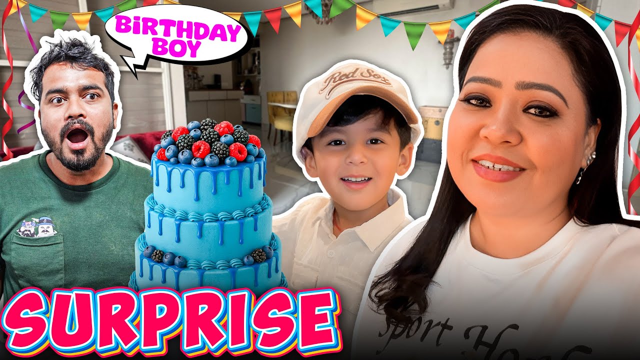 Birthday Surprise Dekh Ke Munna Hairan Hogaya 😲 | Bharti Singh | Haarsh Limbachiyaa | Golla