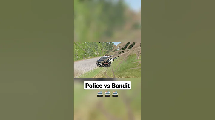 Epic Police Chases & Crashes - BeamNG Drive  #Shorts