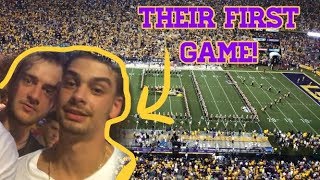 I took them to their first LSU football game!