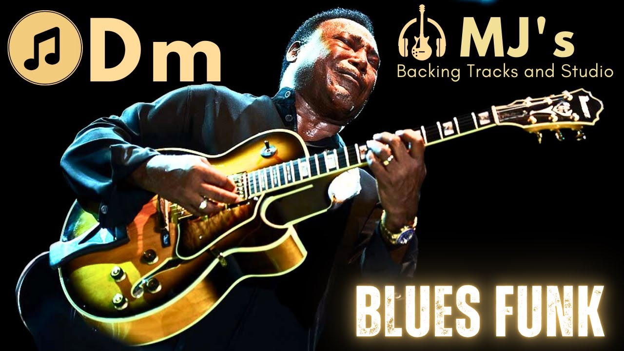 Smooth Funk Blues Jam in D minor | 95 bpm | Backing Track