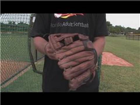 Baseball & Softball : How to Break in Softball Gloves - YouTube