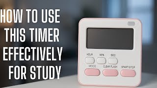 How to use Study timer | தமிழில் | TNPSC STUDY METHOD | #Study techniques #tnpsc #group4 #group2