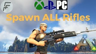 ARK: Survival Evolved How to spawn all Rifles