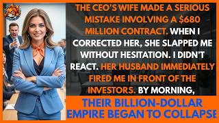 You’re Just A Secretary. CEO’s Wife Slapped Me at the Gala. Then Their Empire Started to Collapse