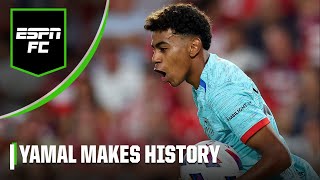 LAMINE YAMAL BECOMES THE YOUNGEST EVER GOALSCORER IN LALIGA HISTORY 🤯🔥